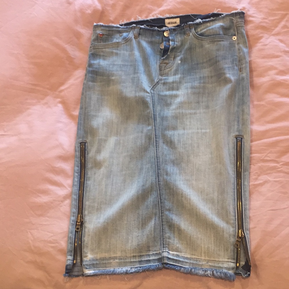 Hudson Vivienne Denim Pencil skirt